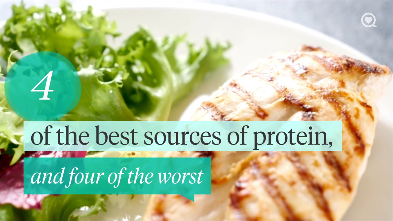4 of the best sources of protein, and four of the worst