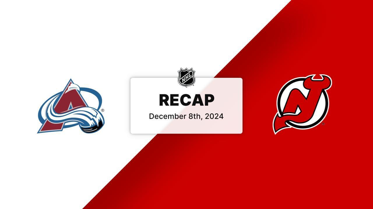 Avalanche 4, Devils 0 | HIGHLIGHTS | New Jersey Devils