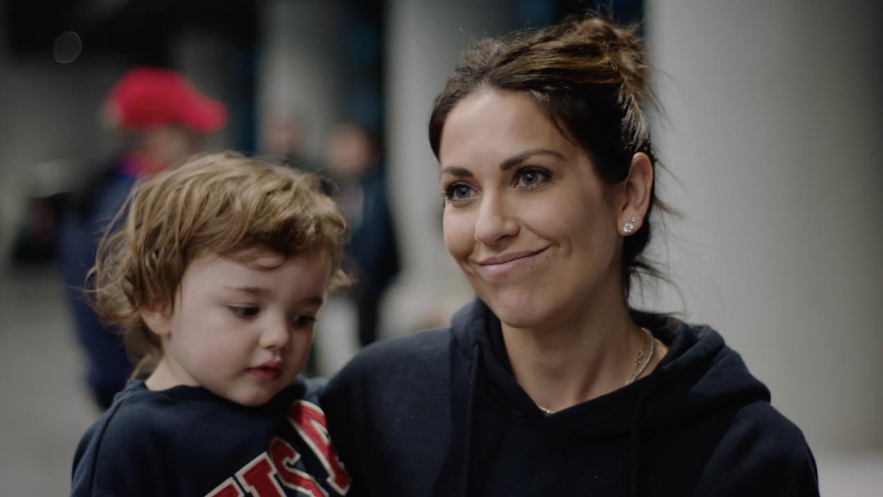 Meredith Gaudreau supporting Team USA, Johnny, at Olympics | NHL.com