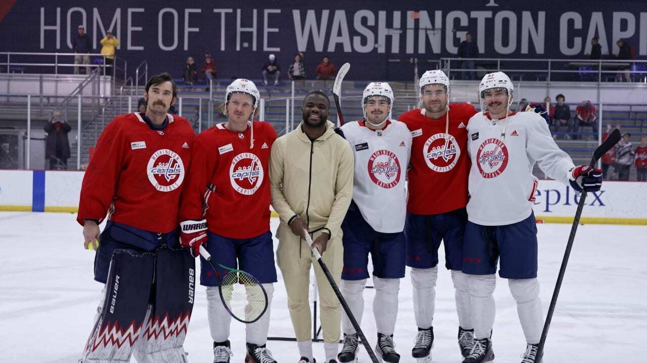 Tiafoe at Capitals Practice | Washington Capitals tiafoe-at-capitals-practice-washington-capitals