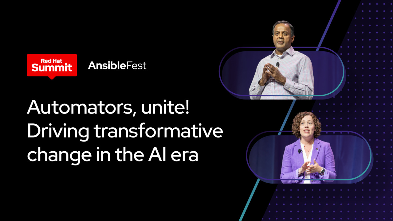 AnsibleFest 2025: Automators, unite! Driving transformative change in the AI era