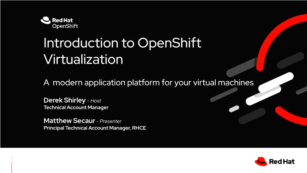 Introduction to OpenShift Virtualization - Part 1