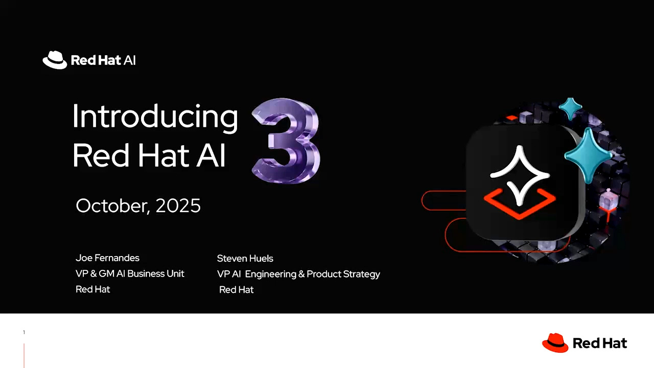 Introducing Red Hat AI 3